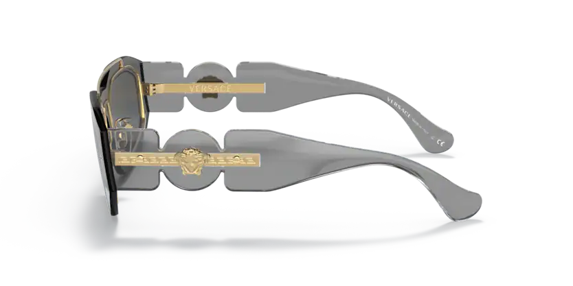 Versace VE 2235 100287 TRANSPARENT DARK GREY thumbnail