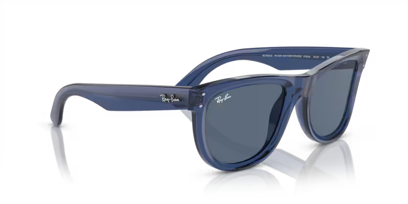 Ray-Ban Wayfarer Reverse RB R0502 67083A - Transparent navy blue thumbnail