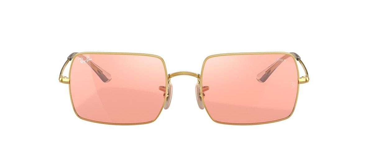 Ray-Ban RB 1969 Rectangle 001/3E SHINY GOLD Photochromic