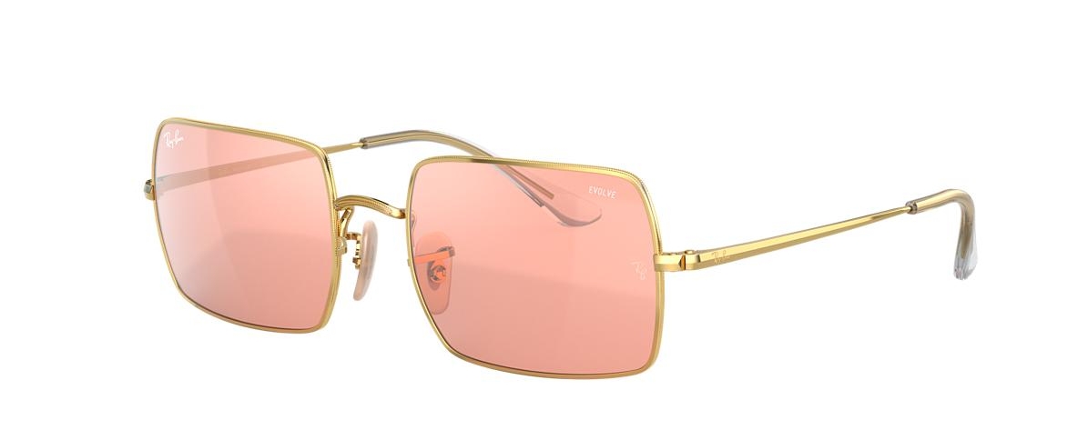 Ray-Ban RB 1969 Rectangle 001/3E SHINY GOLD Photochromic