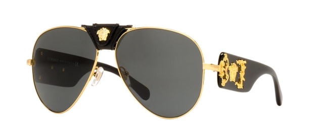 Versace VE2150Q Gold Black 100287 thumbnail