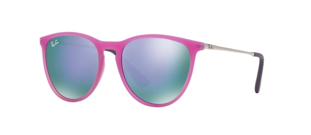 Ray-Ban Junior RJ 9060 7008/4V VIOLET FLUO TRASP RUBBER thumbnail