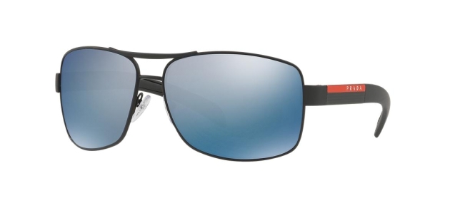 Prada Sport PS 54I DG02E0 BLACK RUBBER thumbnail