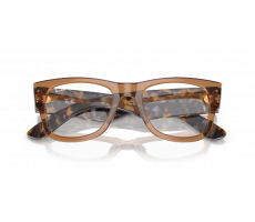 Ray-Ban Mega wayfarer RX 0840 8295 - Transparent brown