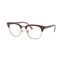 Ray-Ban RX 5154 5886 TOP BROWN ON OPAL PINK