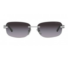 Prada PR 68ZS 1BC09S Silver/Dark Grey Shaded