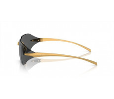 Prada PR A55 15N5S0 Yellow Satin Gold/Dark Grey