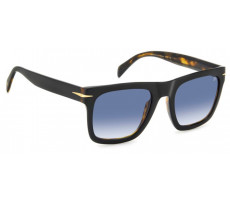 David Beckham 7000/S FLAT WR708 Black Havana/dark Blue Shaded