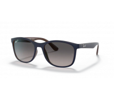 Ray-Ban RB 4374 6601M3 - Blue on brown