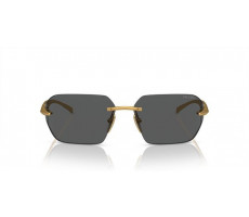 Prada PR A56 15N5S0 Yellow Satin Gold/Dark Grey