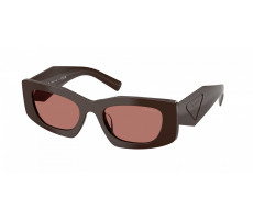 PRADA PR D03D 27I80W Cigar Brown & Burgundy Lenses