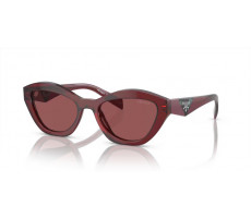 PRADA PR A02 18O80B - Red transparent