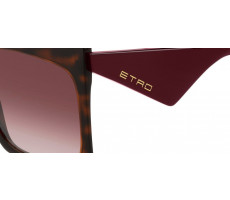 ETRO ET 0002 0863X Havana/Burgundy Shaded